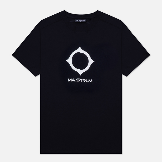 Мужская футболка MA.Strum Distort Logo Jet Black