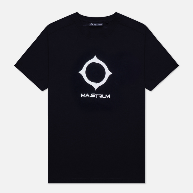 Мужская футболка MA.Strum, цвет чёрный, размер S MAS8370-M000 Distort Logo - фото 1