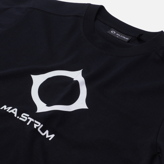 Мужская футболка MA.Strum Distort Logo Jet Black