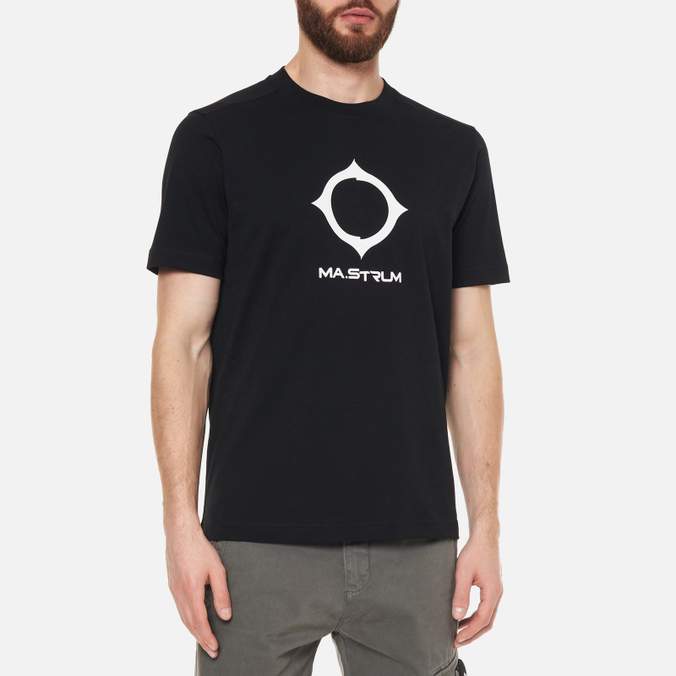 Мужская футболка MA.Strum, цвет чёрный, размер S MAS8370-M000 Distort Logo - фото 3