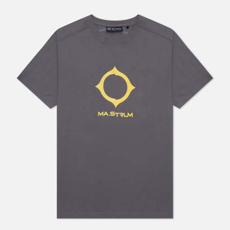 Мужская футболка MA.Strum Distort Logo, цвет серый, размер XXL