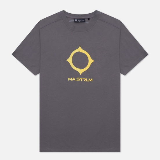 Мужская футболка MA.Strum Distort Logo Dark Slate