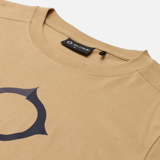 Мужская футболка MA.Strum Distort Logo Sand