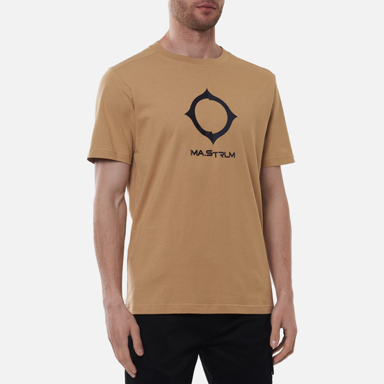 Мужская футболка MA.Strum Distort Logo Sand