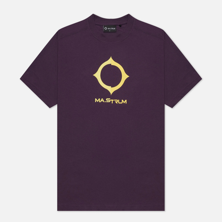 Мужская футболка MA.Strum Distort Logo, цвет фиолетовый, размер S