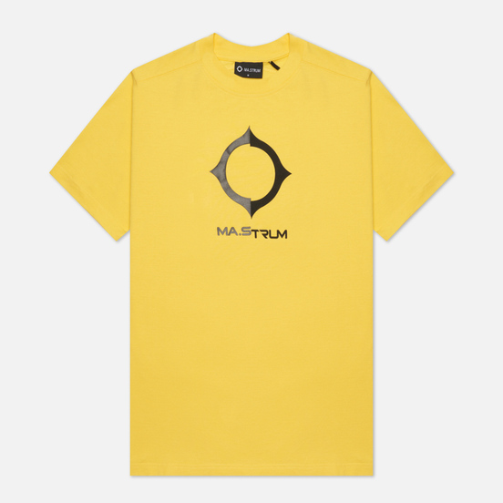 Мужская футболка MA.Strum Distort Logo Citrus Yellow