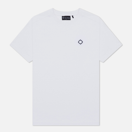 Мужская футболка MA.Strum Icon Embroidered ID, цвет белый, размер XXXL