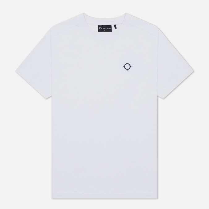 Мужская футболка MA.Strum, цвет белый, размер S MAS8371-M100 Icon Embroidered ID - фото 1