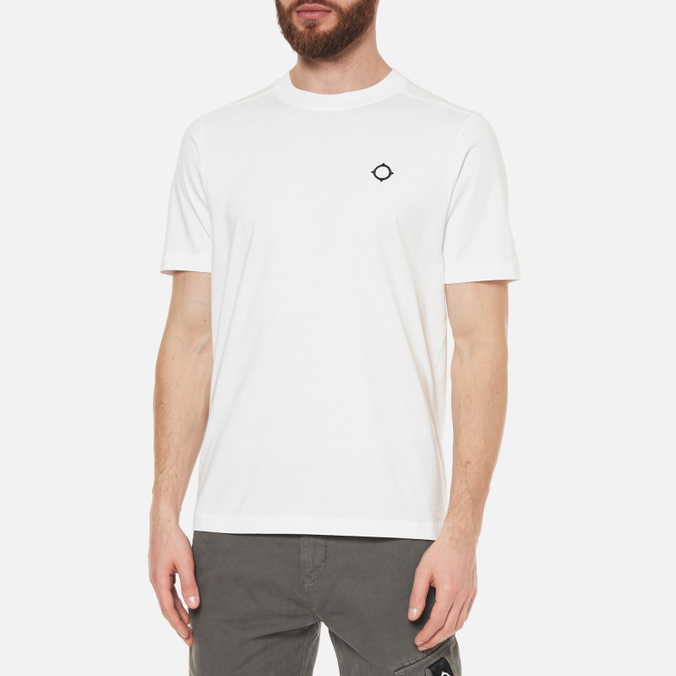 Мужская футболка MA.Strum, цвет белый, размер S MAS8371-M100 Icon Embroidered ID - фото 3