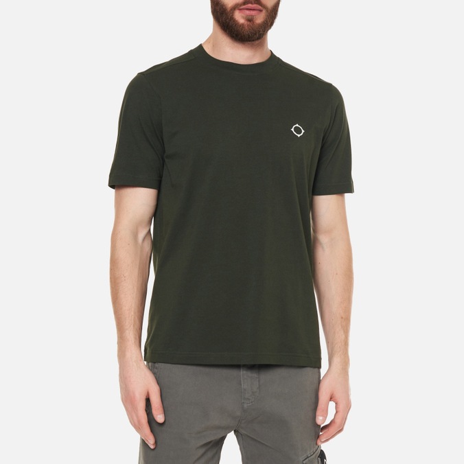 Мужская футболка MA.Strum, цвет оливковый, размер S MAS8371-M306 Icon Embroidered ID - фото 3