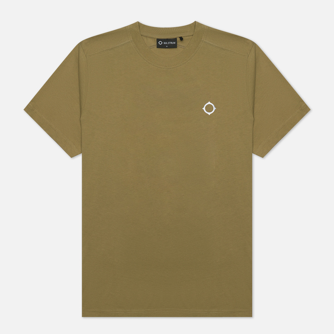 Мужская футболка MA.Strum, цвет зелёный, размер S