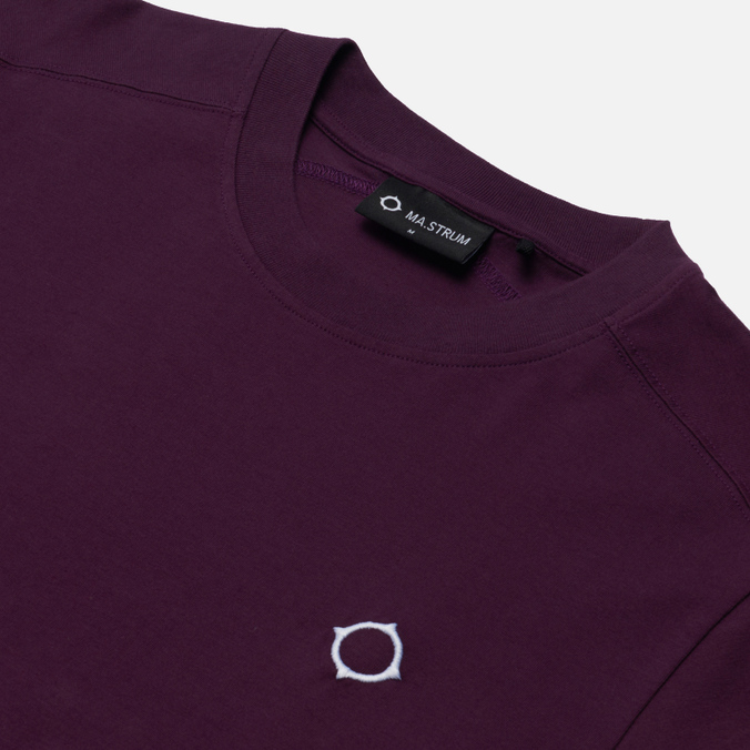 Мужская футболка MA.Strum, цвет фиолетовый, размер L MAS8371-M714 Icon Embroidered ID - фото 2
