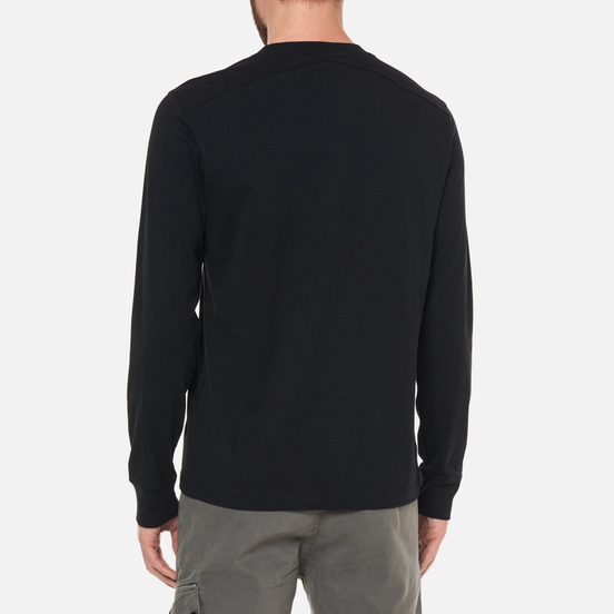 Мужской лонгслив MA.Strum Icon Embroidered ID Jet Black