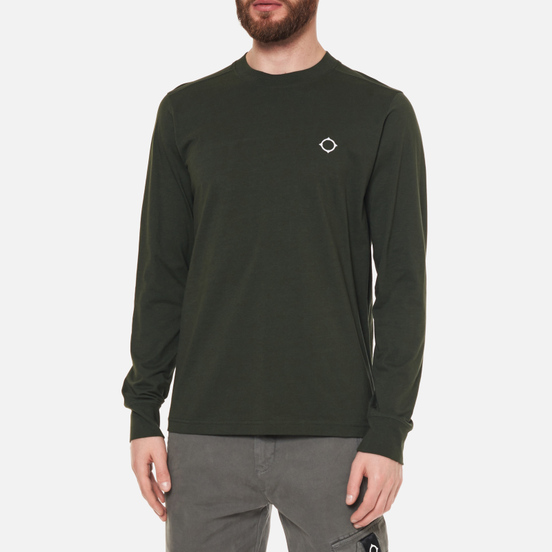 Мужской лонгслив MA.Strum Icon Embroidered ID Oil Slick