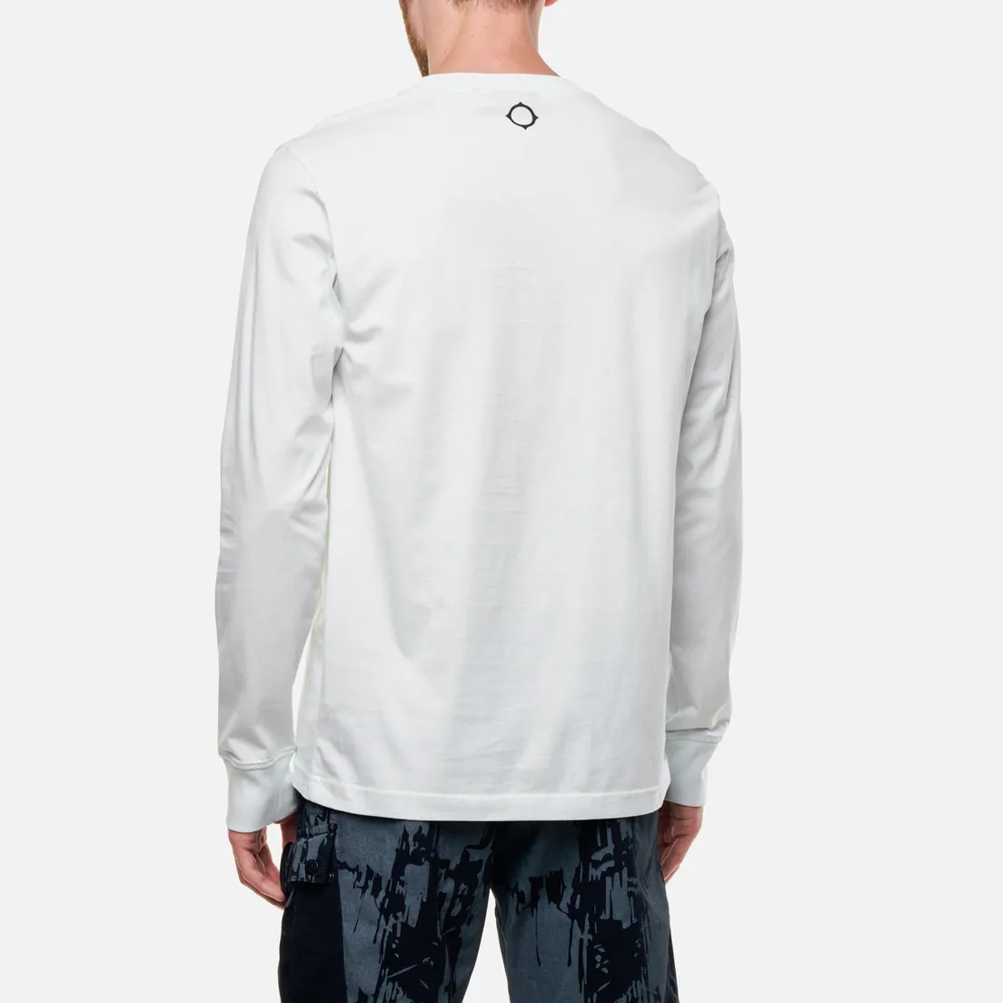 MA.Strum Мужской лонгслив Centre Chest Logo Print