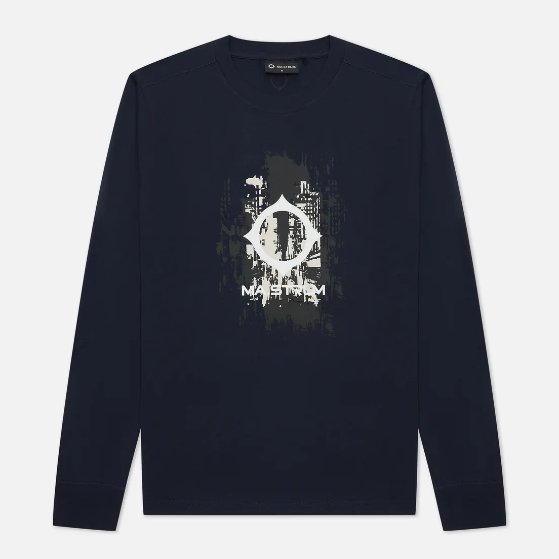 MA.Strum Мужской лонгслив Centre Chest Logo Print