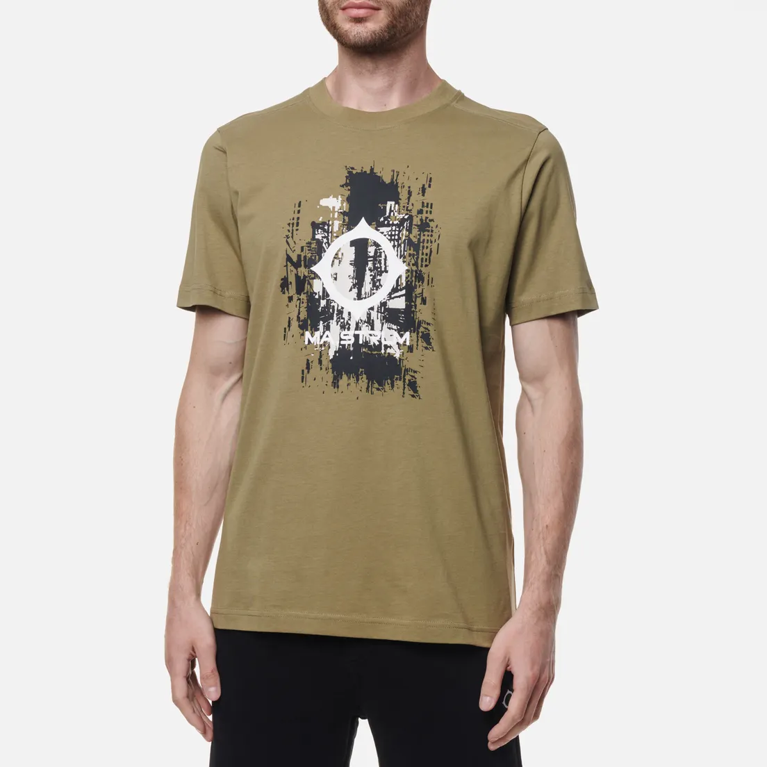 MA.Strum Мужская футболка Centre Chest Logo Print