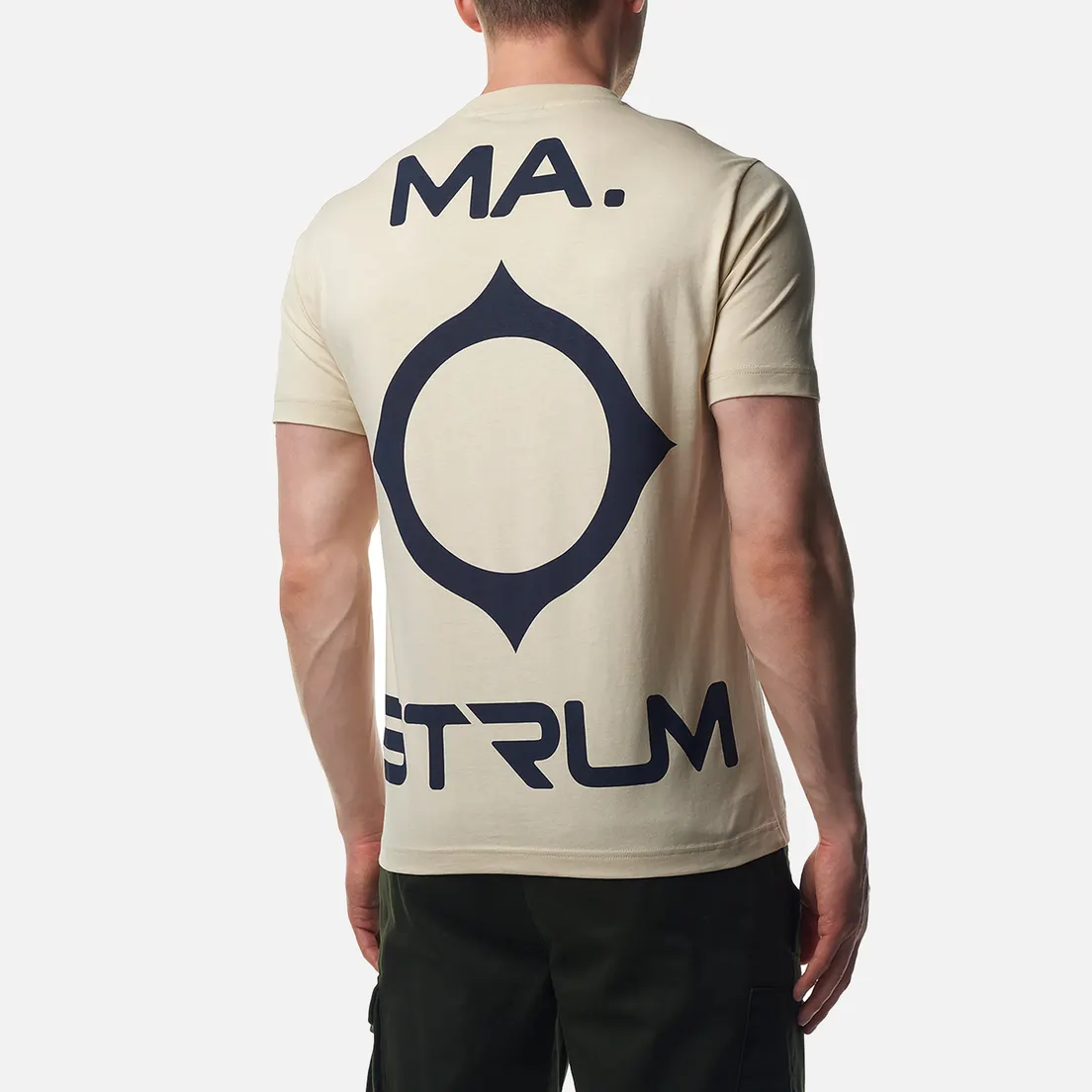MA.Strum Мужская футболка Oversized Back Logo Print