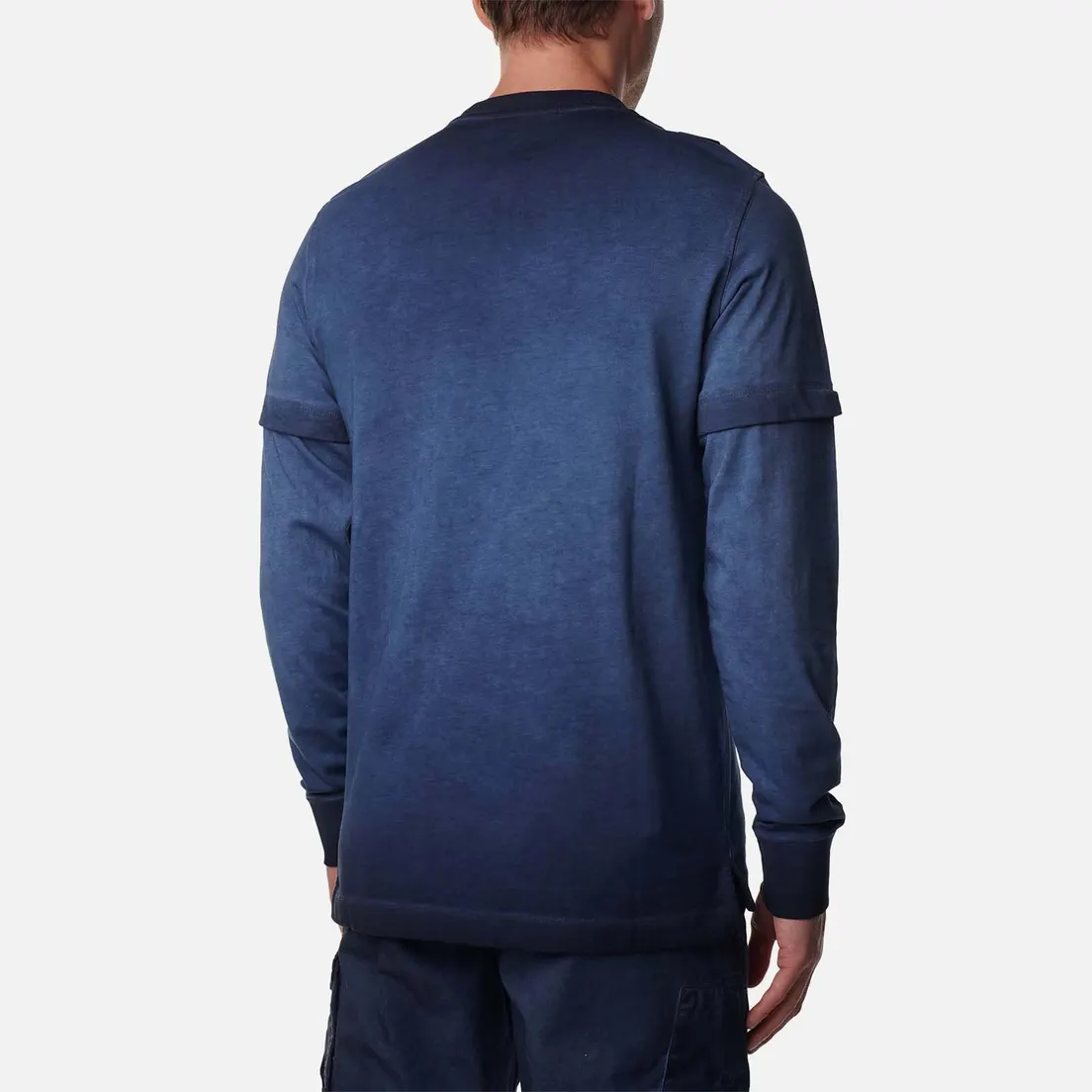 MA.Strum Мужской лонгслив Oil Wash Double Sleeve