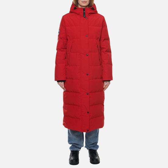 Женский пуховик Arctic Explorer Quilted Down Red