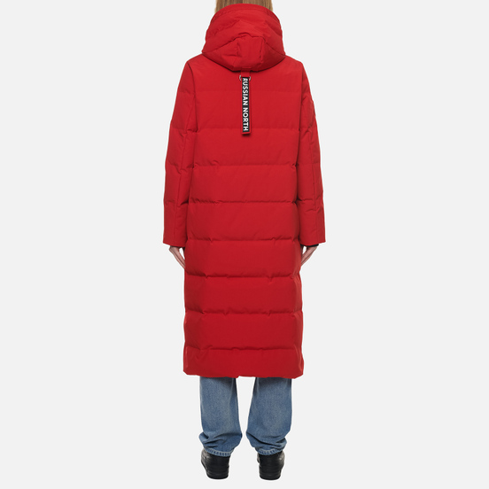 Женский пуховик Arctic Explorer Quilted Down Red