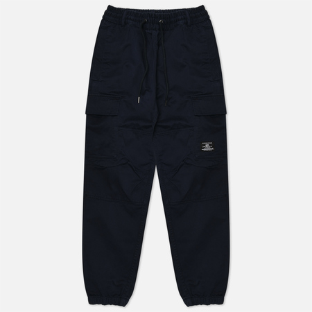 фото Мужские брюки alpha industries cargo jogger cotton, цвет синий, размер xl