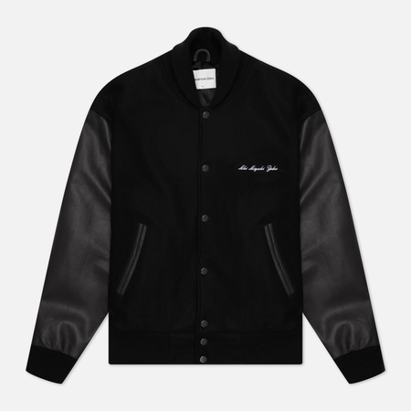 Мужская куртка бомбер MKI Miyuki-Zoku College Varsity, цвет чёрный, размер XL
