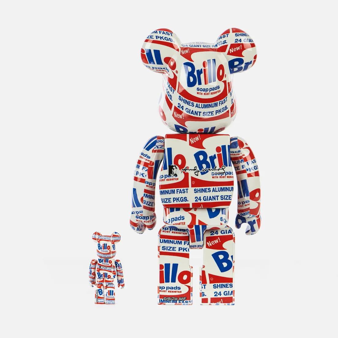 Medicom Toy Игрушка Andy Warhol Brillo 100% & 400%