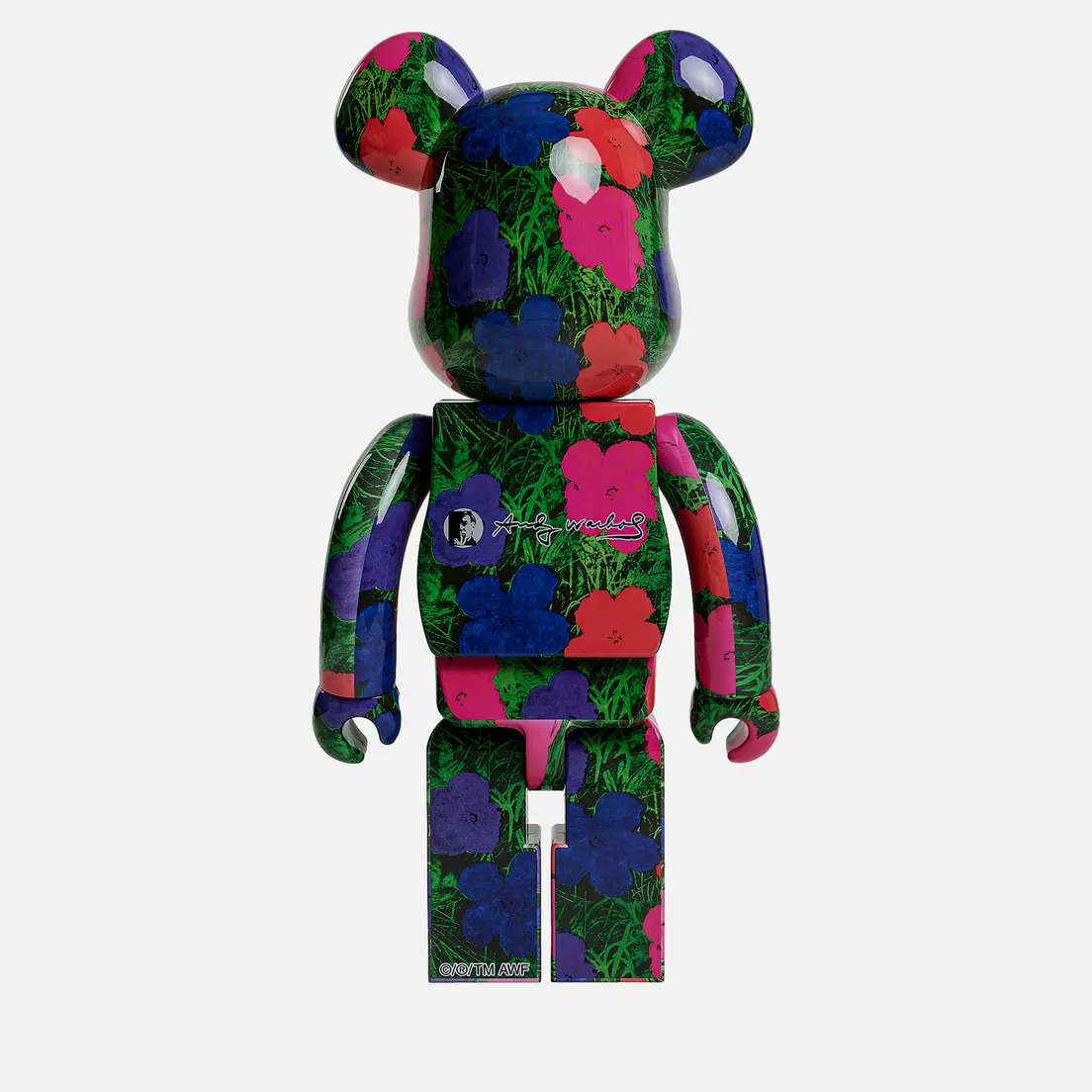 Medicom Toy Игрушка Bearbrick Andy Warhol Flrs 1000%