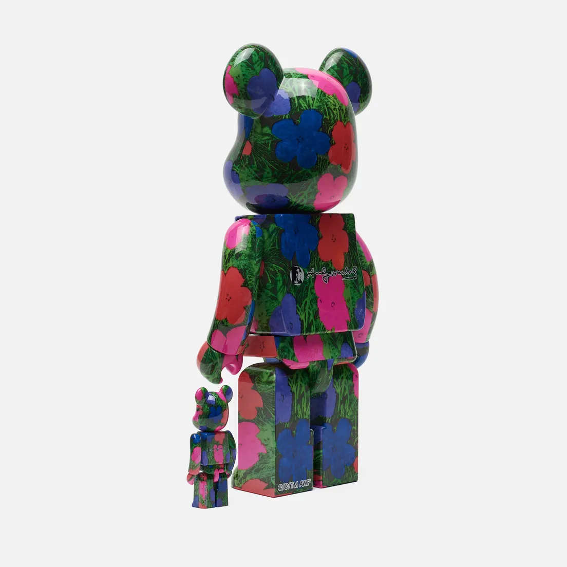 Medicom Toy Игрушка Bearbrick Andy Warhol Flrs 100% & 400%