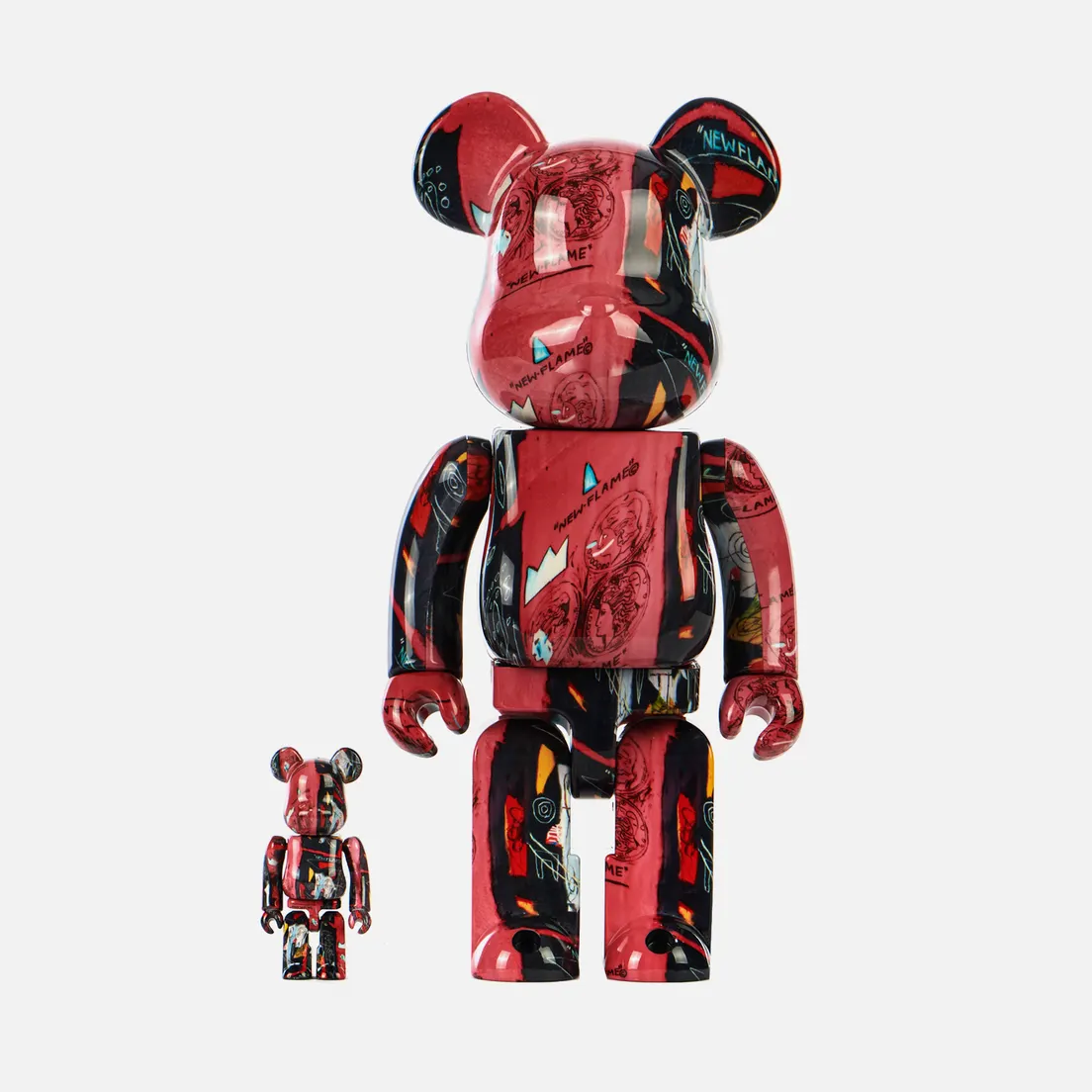 Medicom Toy Игрушка Andy Warhol x Jean-Michel Basquiat 1 100% & 400%