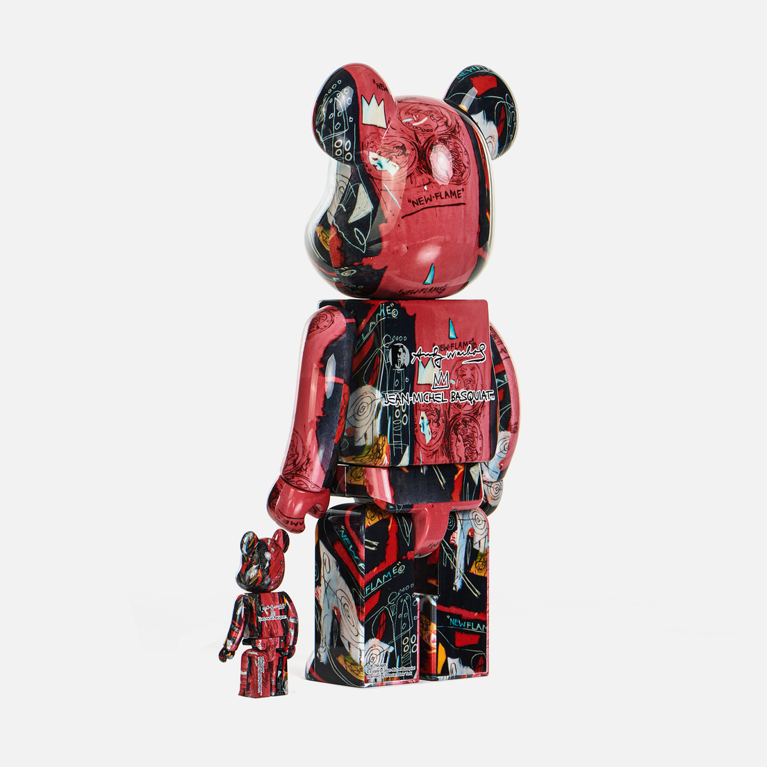 Medicom Toy Игрушка Andy Warhol x Jean-Michel Basquiat 1 100% & 400%