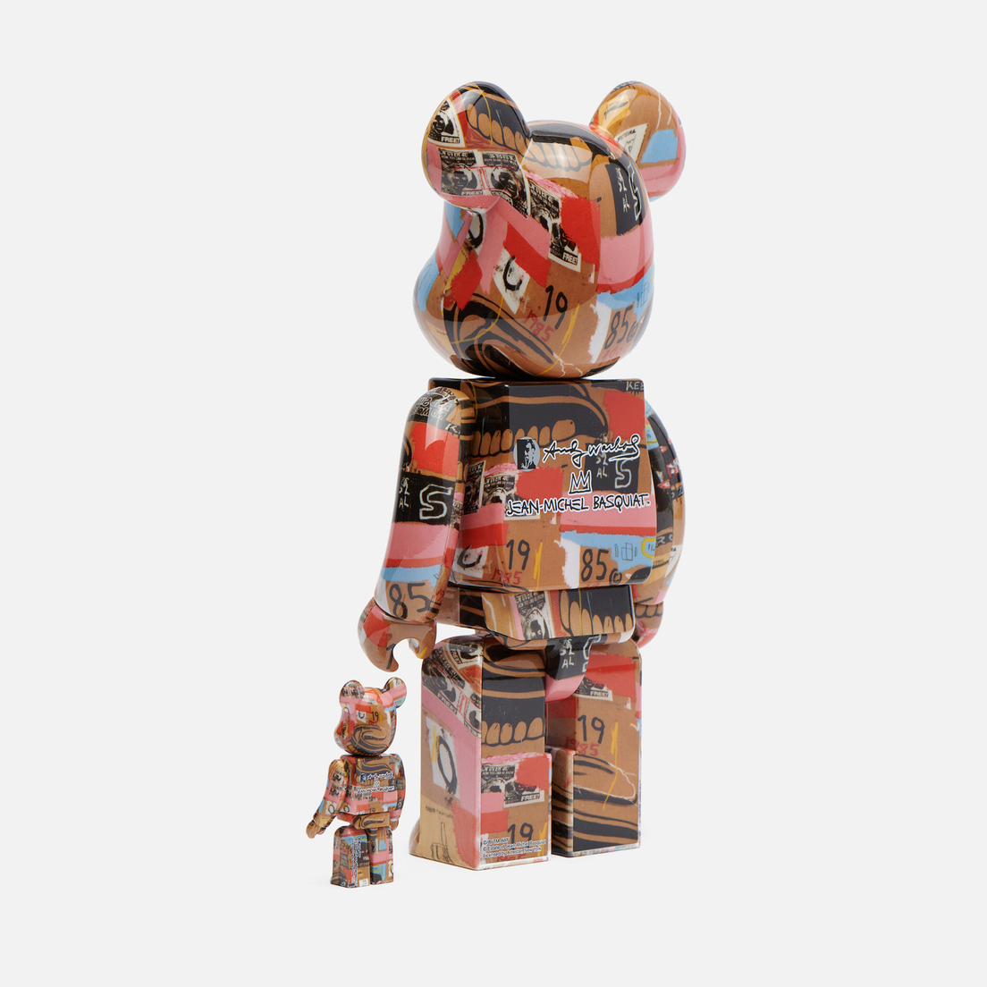 Medicom Toy Игрушка Andy Warhol x Jean-Michel Basquiat 2 100% & 400%