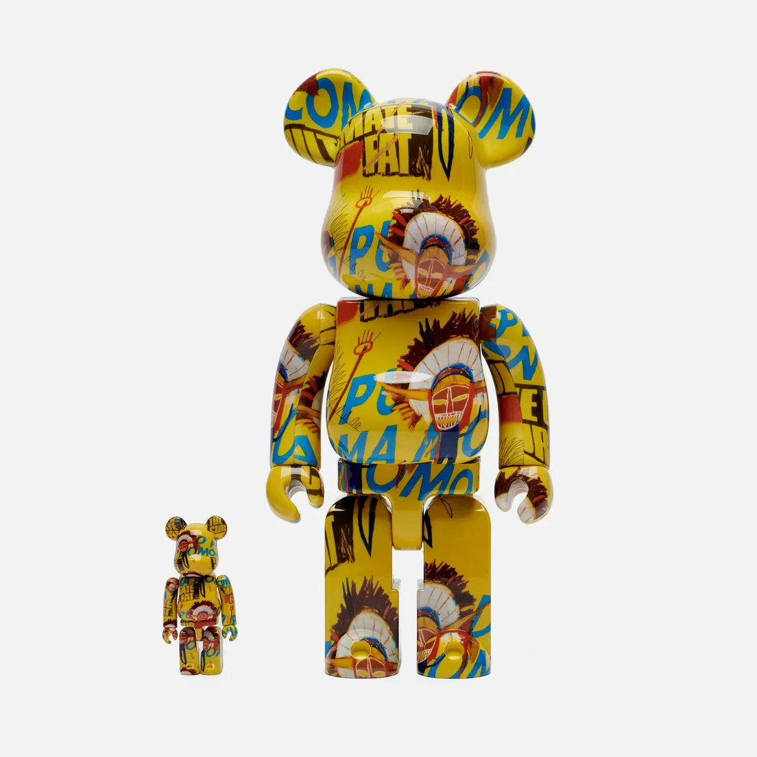 Medicom Toy Игрушка Andy Warhol x Jean-Michel Basquiat 3 100% & 400%