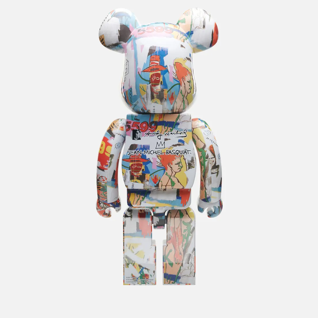 Medicom Toy Игрушка Andy Warhol x Jean-Michel Basquiat 4 1000%