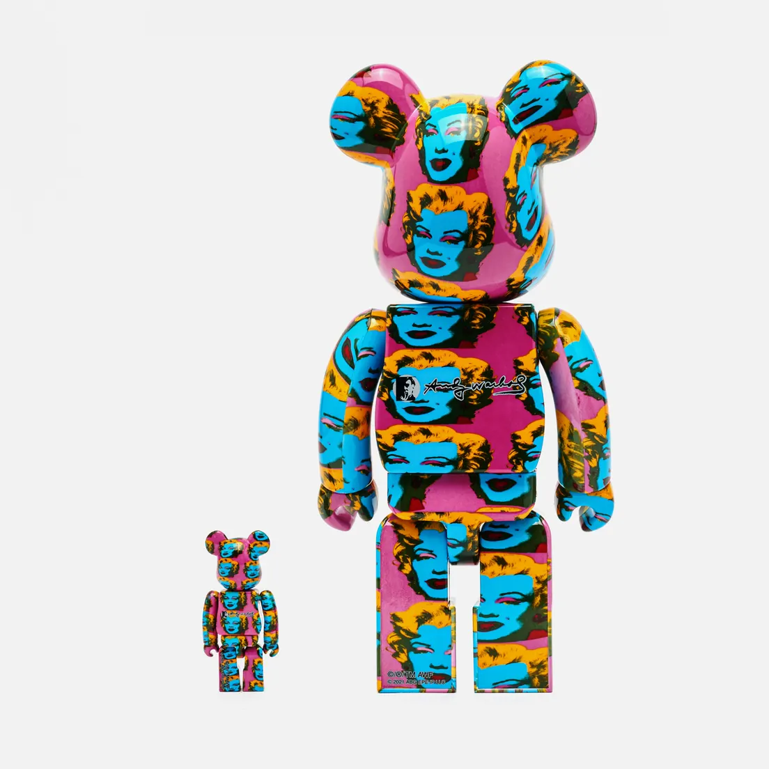 Medicom Toy Игрушка Andy Warhol Marilyn Monroe 2 100% & 400%