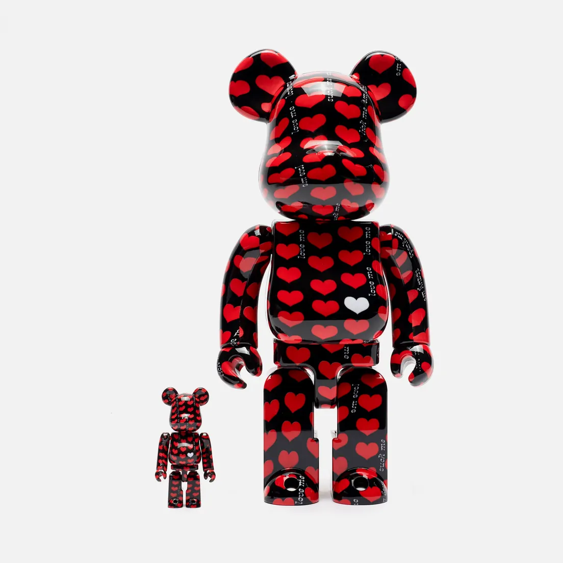 Medicom Toy Игрушка Bearbrick Black Heart 100% & 400%