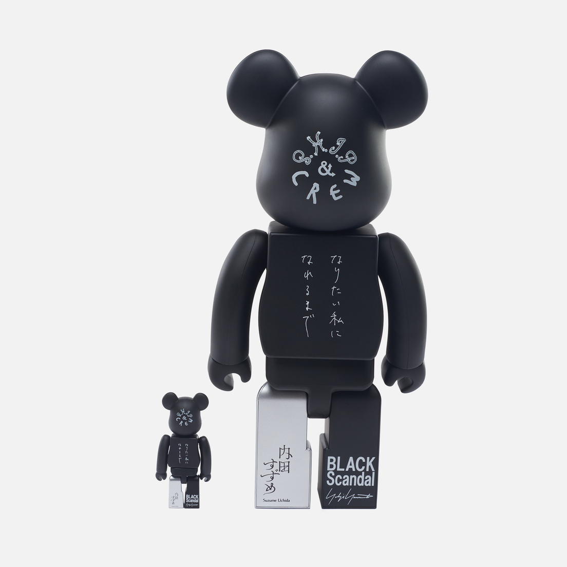 Medicom Toy Игрушка Black Scandal Yohji Yamamoto x Suzume Uchida x S.H.I.P&crew Ideal Self 100% & 400%