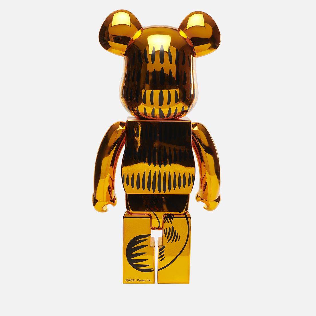 Medicom Toy Игрушка Garfield Gold Chrome 1000%