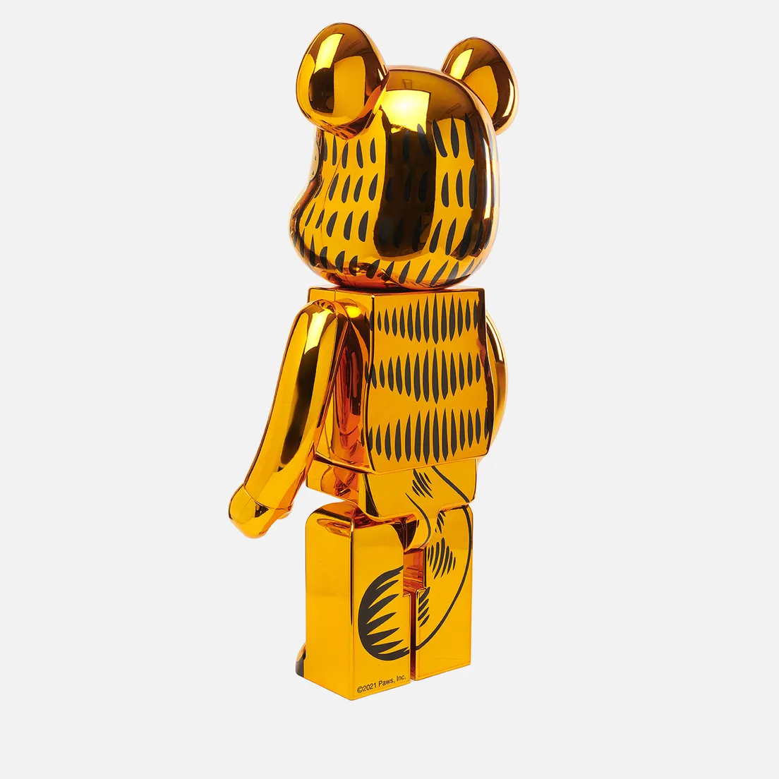 Medicom Toy Игрушка Garfield Gold Chrome 1000%