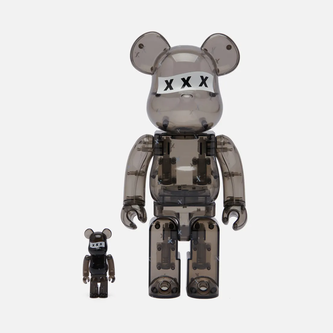 Medicom Toy Игрушка God Selection XXX Black Clear 100% & 400%
