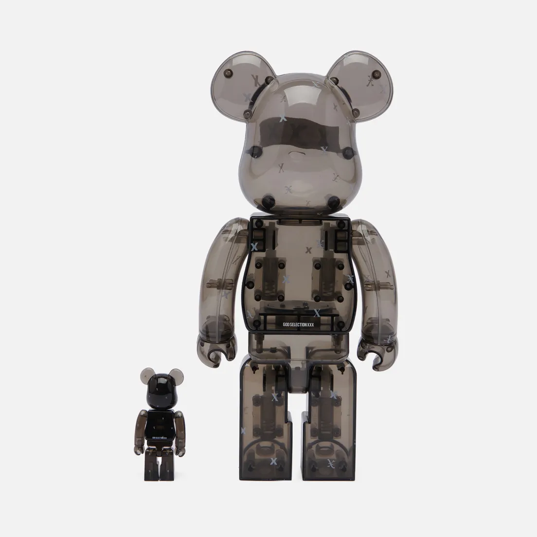 Medicom Toy Игрушка God Selection XXX Black Clear 100% & 400%