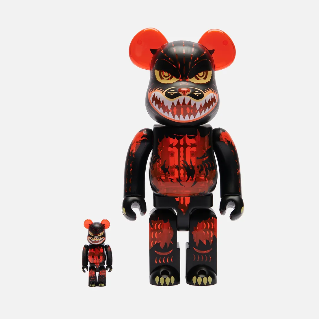 Medicom Toy Игрушка Godzilla Meltdown Clear Orange 100% & 400%