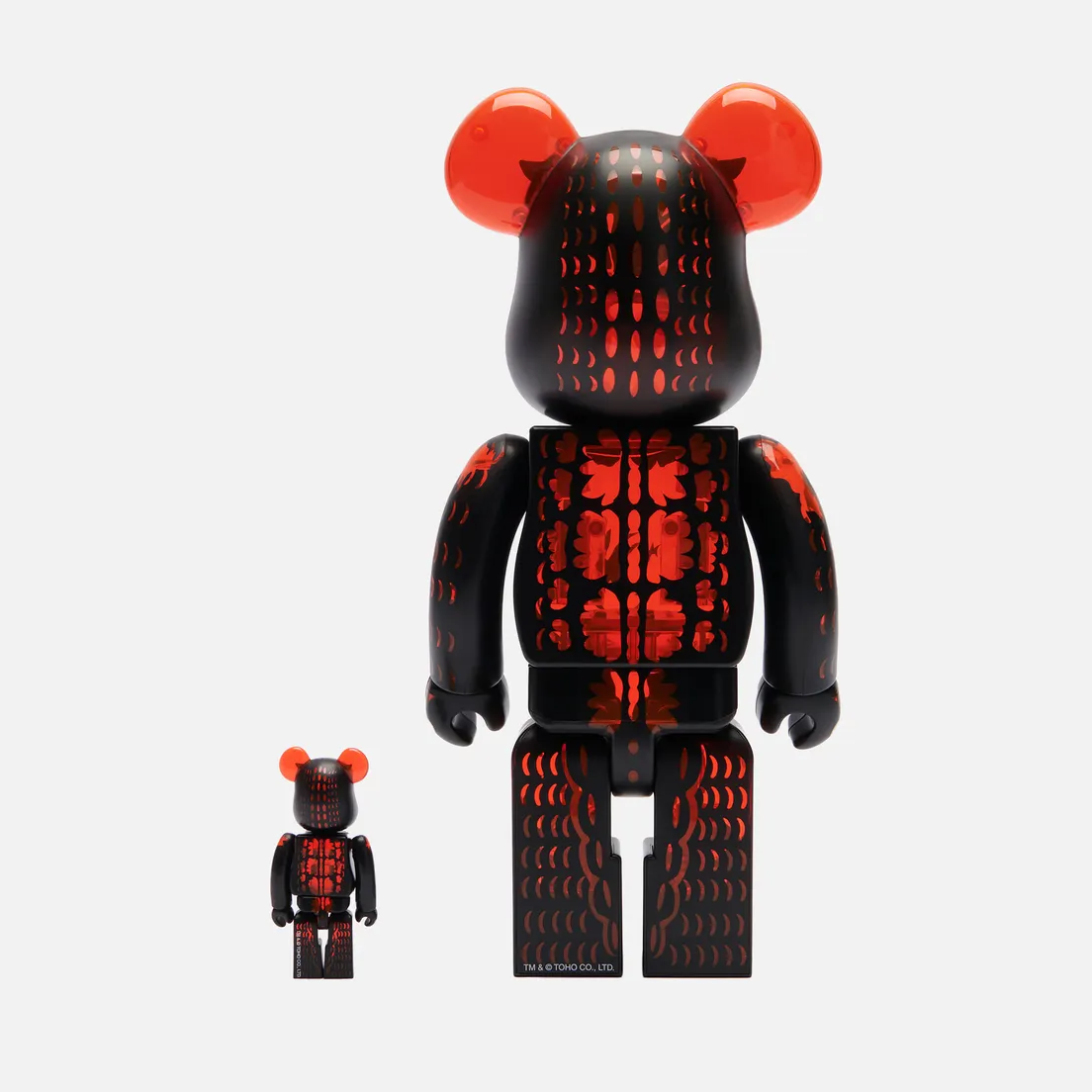 Medicom Toy Игрушка Godzilla Meltdown Clear Orange 100% & 400%