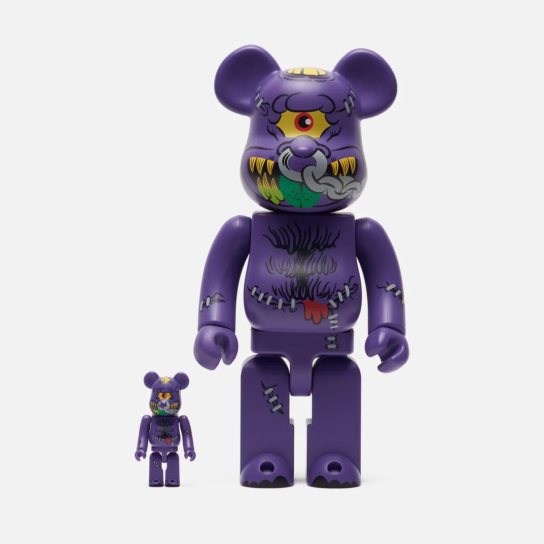 Medicom Toy Игрушка Bearbrick x Madballs Head 100% & 400%
