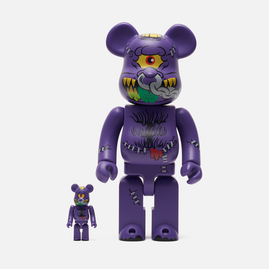 Игрушка Medicom Toy Bearbrick x Madballs Head 100% & 400%