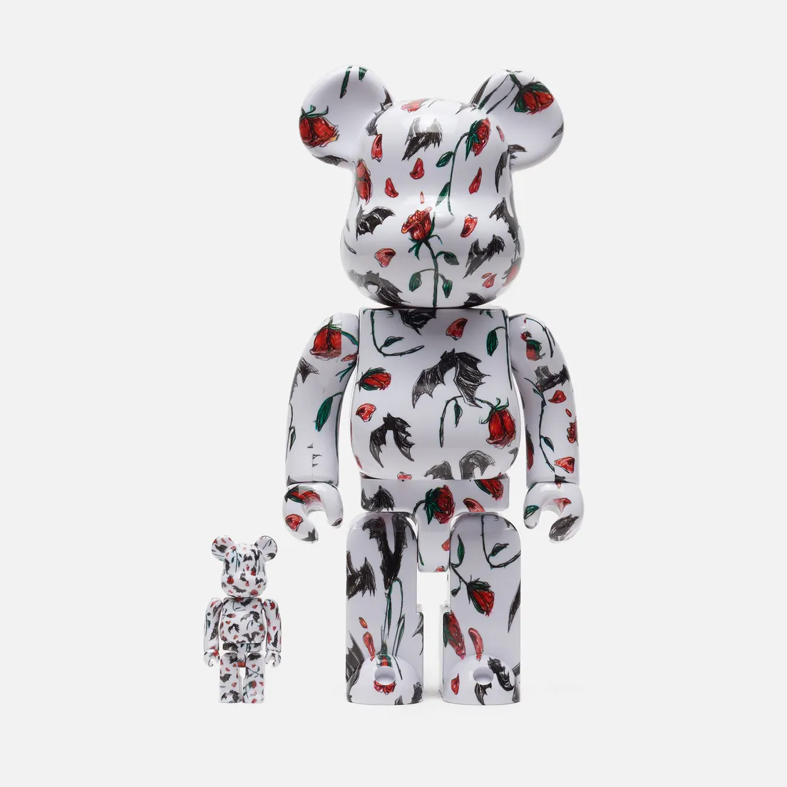 Medicom Toy Игрушка Bearbrick Kidill x Wakiyama W 100 & 400%