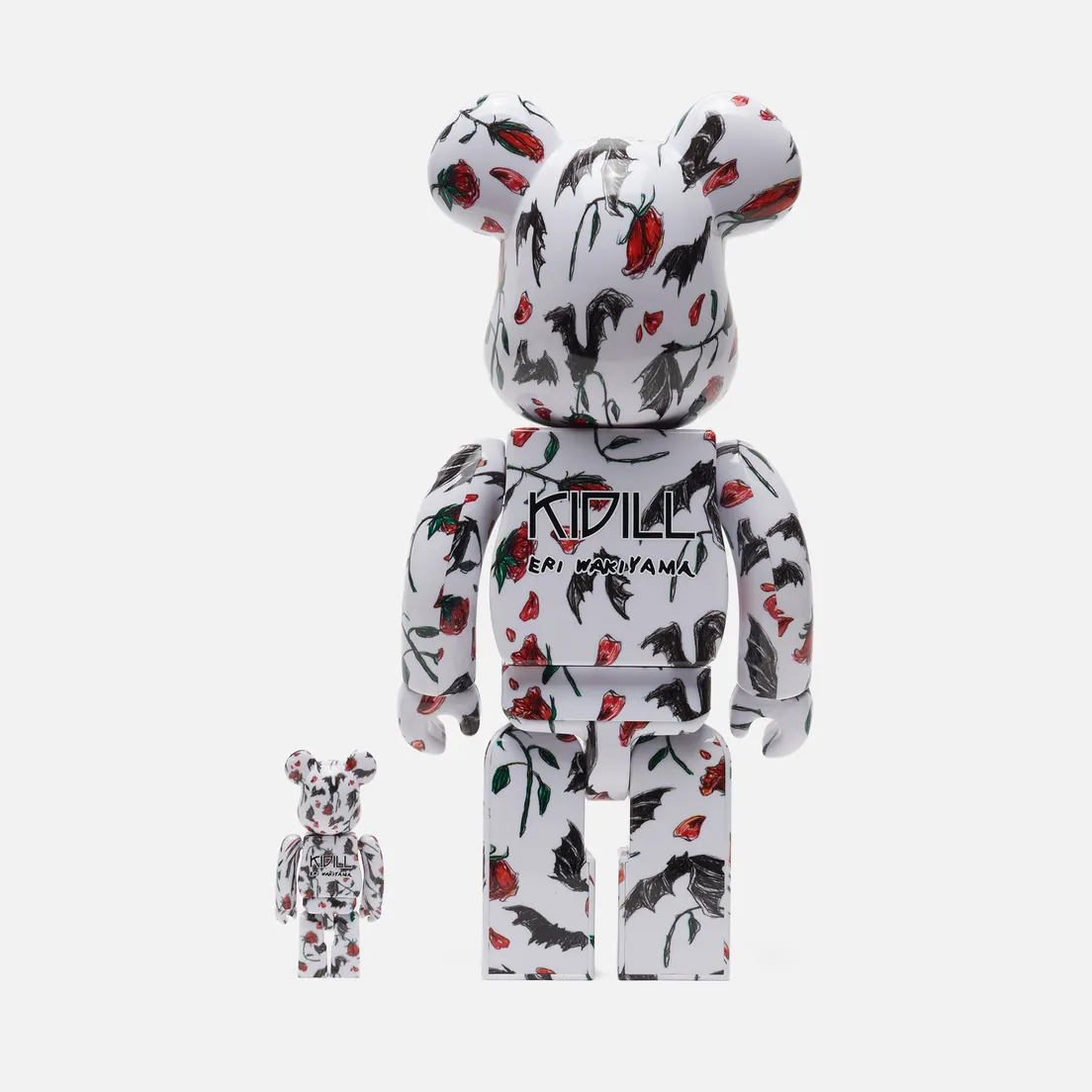 Medicom Toy Игрушка Bearbrick Kidill x Wakiyama W 100 & 400%
