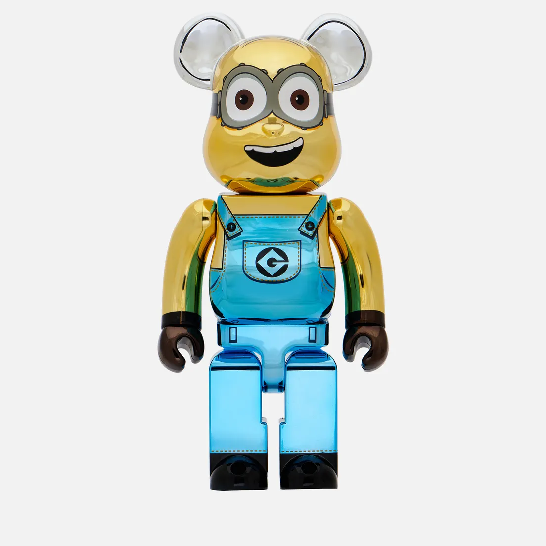 Medicom Toy Игрушка Minion Dave Gold Chrome 1000%