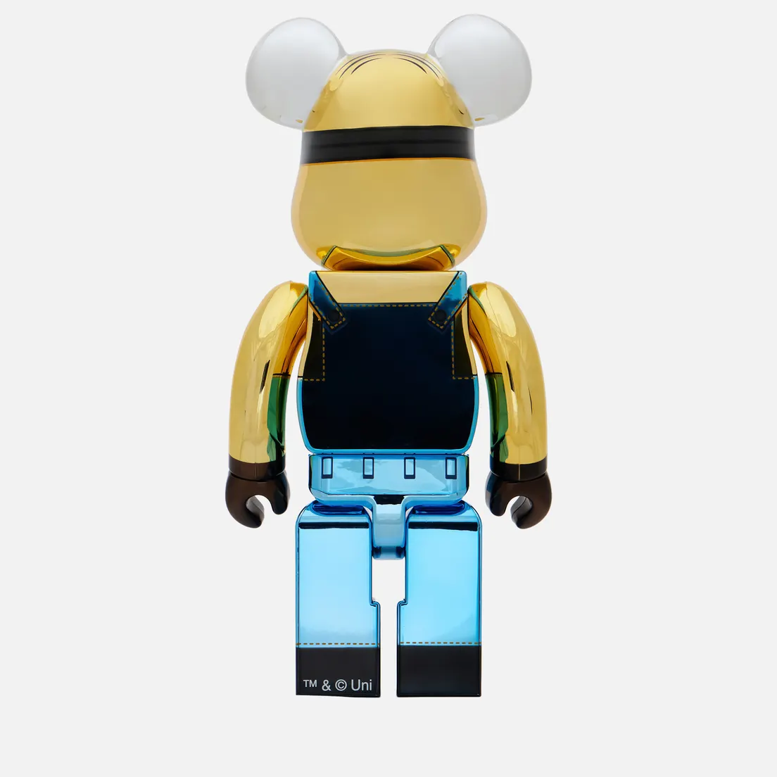 Medicom Toy Игрушка Minion Dave Gold Chrome 1000%